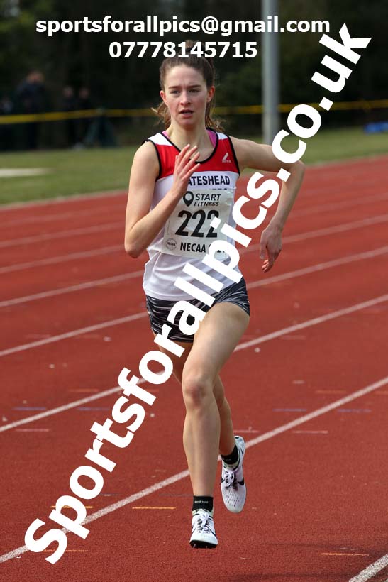 800 metres, 2021 NECAA Open Graded Meeting, Morpeth. Photo: David T. Hewitson/Sports for All Pics